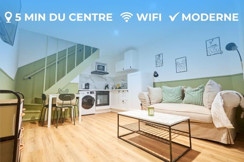 Nouveaute ! Lille T3 Avec Decor Moderne, Wifi Exterior photo